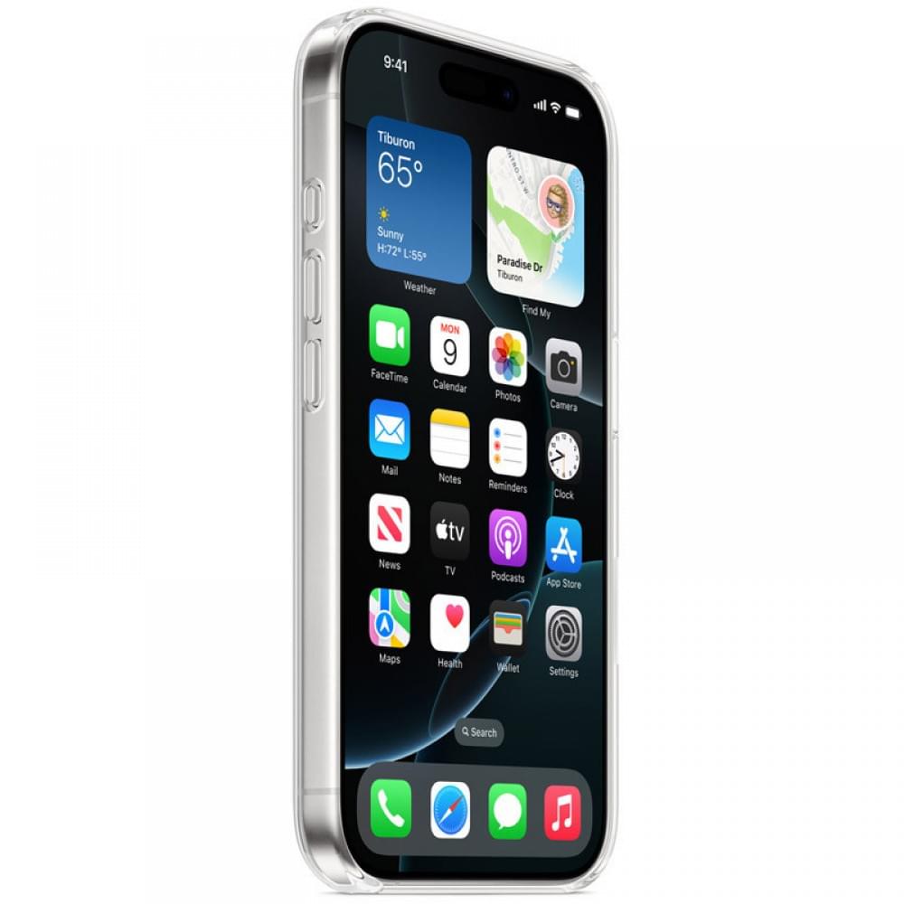 Чехол Clear Case (AAA) with MagSafe and Animation для Apple iPhone 16 Pro (6.3")