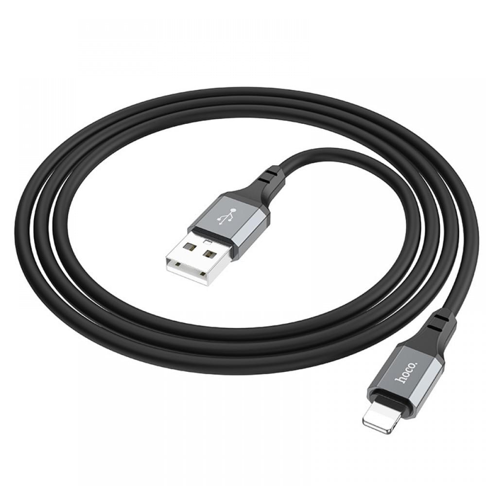 Дата кабель Hoco X86 Spear USB to MicroUSB (1m) Black