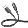 Дата кабель Hoco U120 Transparent explore intelligent power-off USB to Lightning (1.2m)