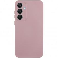 Чохол TPU GETMAN Liquid Silk Full Camera для Samsung Galaxy S24 FE Рожевий / Pink Sand
