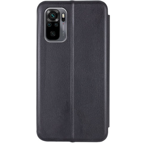Шкіряний чохол-книжка Classy для Xiaomi Redmi Note 10 / Note 10s / Poco M5s Чорний
