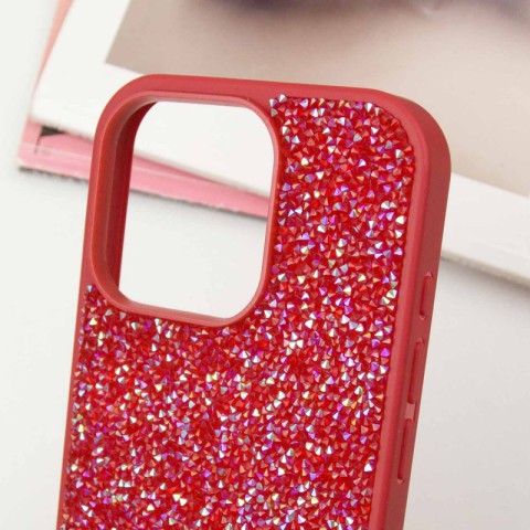 TPU чохол Bling World Rock Diamond для Apple iPhone 14 Pro (6.1") Червоний