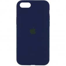 Чохол Silicone Case Full Protective (AA) для Apple iPhone SE (2020) Синій / Deep navy