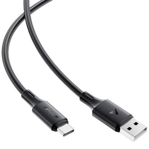 Дата кабель Acefast C17-04 USB to Type-C 3A (1.2m) Black