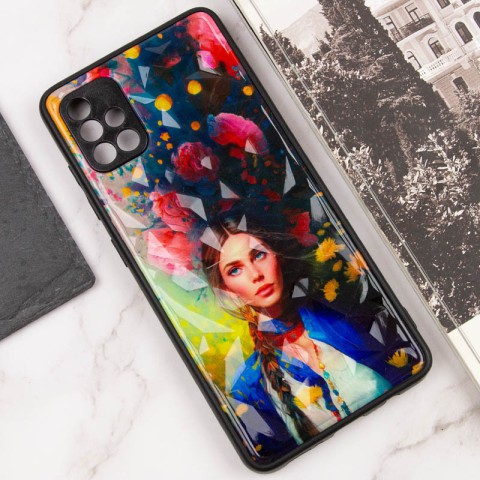 TPU+PC чохол Prisma Ladies для Samsung Galaxy A51 Peonies
