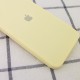 Чохол Silicone Case Square Full Camera Protective (AA) для Apple iPhone 11 Pro Max (6.5") Жовтий / Mellow Yellow