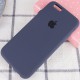 Чохол Silicone Case Full Protective (AA) для Apple iPhone 6/6s (4.7") Темний Синій / Midnight Blue