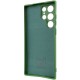 Чохол Silicone Cover Lakshmi Full Camera (A) для Samsung Galaxy S24 Ultra Зелений / Dark green