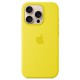 Чохол Silicone case (AAA) full with Magsafe and Animation для Apple iPhone 16 Pro (6.3") Star Fruit