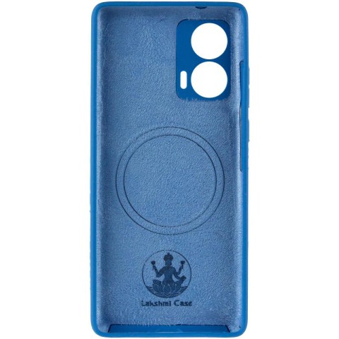 Чохол Silicone Cover Lakshmi Full Camera (AA) with MagFit для Motorola Edge 50 Fusion Синій / Navy blue