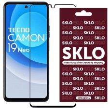 Захисне скло SKLO 3D для TECNO Camon 19 (CI6n) / 19 Pro (CI8n) Чорний