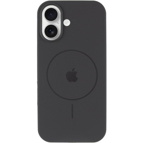 Чохол Silicone Case Full Protective (AA) V2 with MagSafe для Apple iPhone 17 (6.3") Сірий / Dark Gray