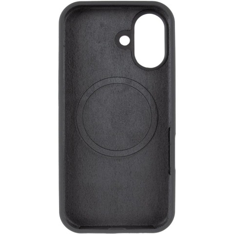 Чохол Silicone Case Full Protective (AA) V2 with MagSafe для Apple iPhone 17 (6.3") Сірий / Dark Gray