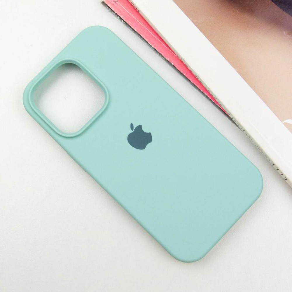 Чохол Silicone Case Full Protective (AA) для Apple iPhone 14 Pro (6.1") Бірюзовий / Beryl