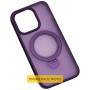 TPU+PC чехол Metal Buttons with MagSafe Colorful HQ Ring для Apple iPhone 16 Pro Max (6.9")