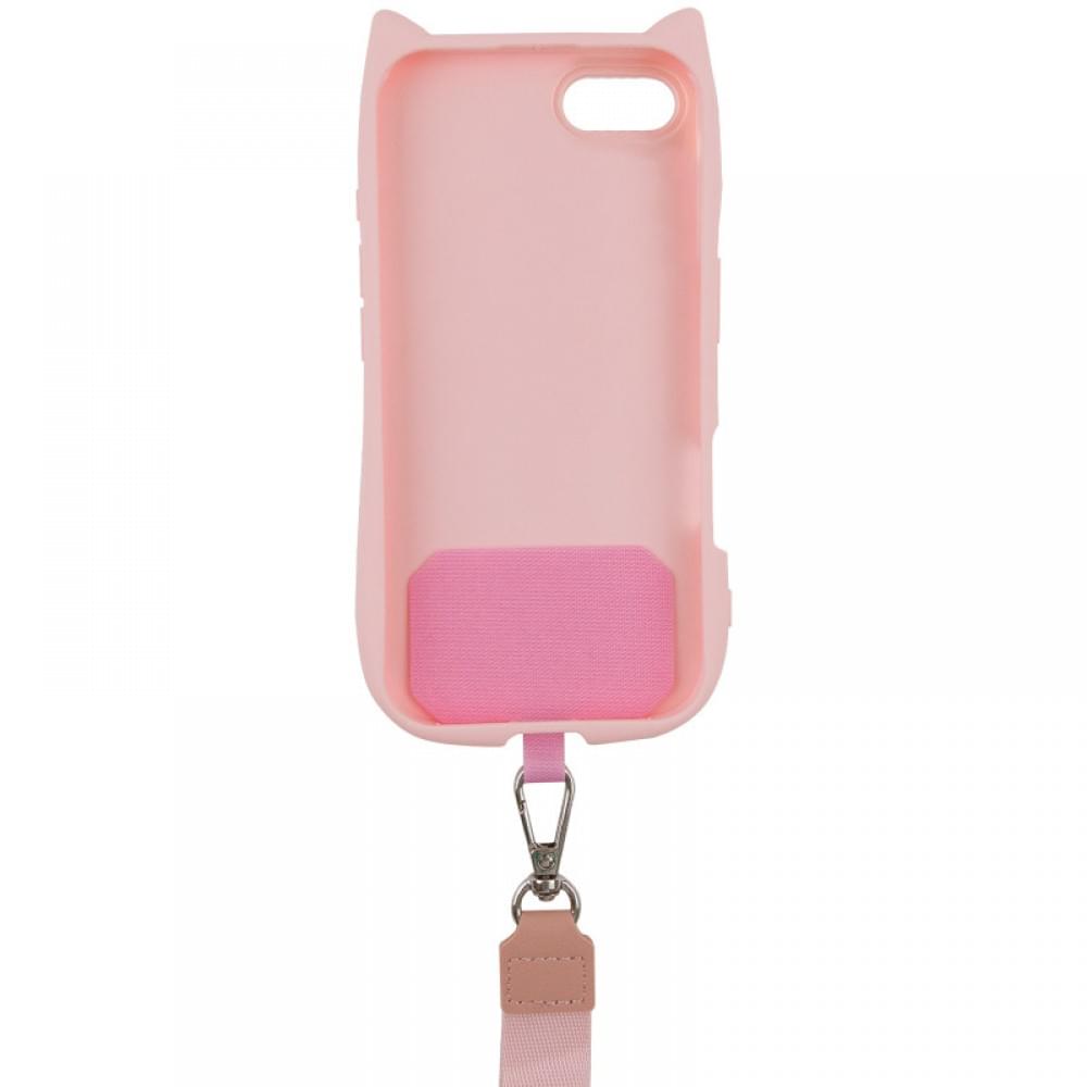 Чехол TPU GETMAN Cat with straps для Apple iPhone 16e (6.1")