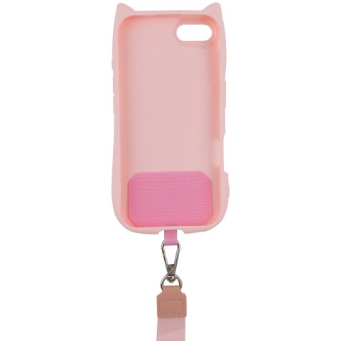 Чохол TPU GETMAN Cat with straps для Apple iPhone 16e (6.1") Pink