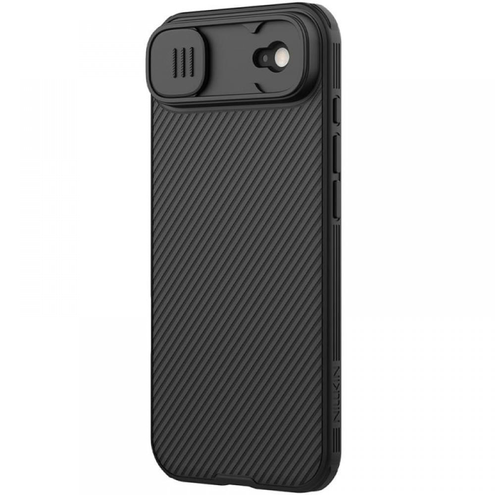 Карбонова накладка Nillkin CamShield Pro Magnetic для Apple iPhone 17 Air (6.5") Black