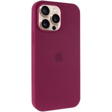 Чохол Silicone Case Full Protective (AA) для Apple iPhone 13 Pro (6.1") Бордовий / Maroon
