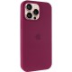 Чохол Silicone Case Full Protective (AA) для Apple iPhone 13 Pro (6.1") Бордовий / Maroon