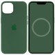 Чохол Silicone case (AAA) with Magsafe and Animation для Apple iPhone 13 (6.1") Зелений / Clover Чохол Silicone case (AAA) with Magsafe and Animation для Apple iPhone 13 (6.1") Зелений / Clover