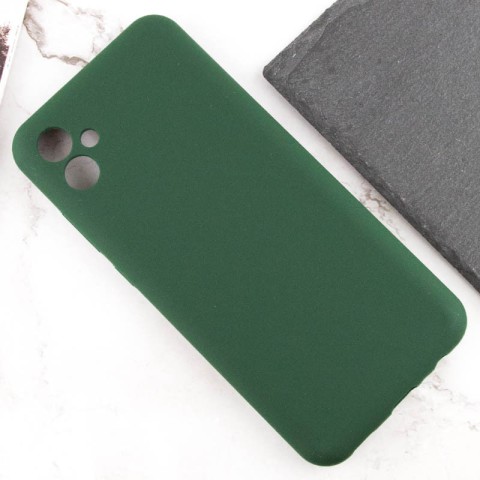 Чохол Silicone Cover Lakshmi Full Camera (AA) для Samsung Galaxy A06 Зелений / Dark green
