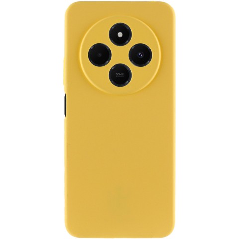 Чохол Silicone Cover Lakshmi Full Camera (AA) для Xiaomi Redmi 14C / Poco C75 Жовтий / Flash