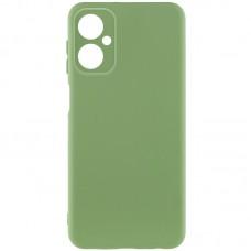 Чохол TPU GETMAN Liquid Silk Full Camera для Motorola Moto G14 Зелений / Pistachio