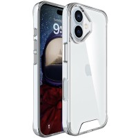 Чохол TPU Space Case transparent для Apple iPhone 16 Plus (6.7") Прозорий