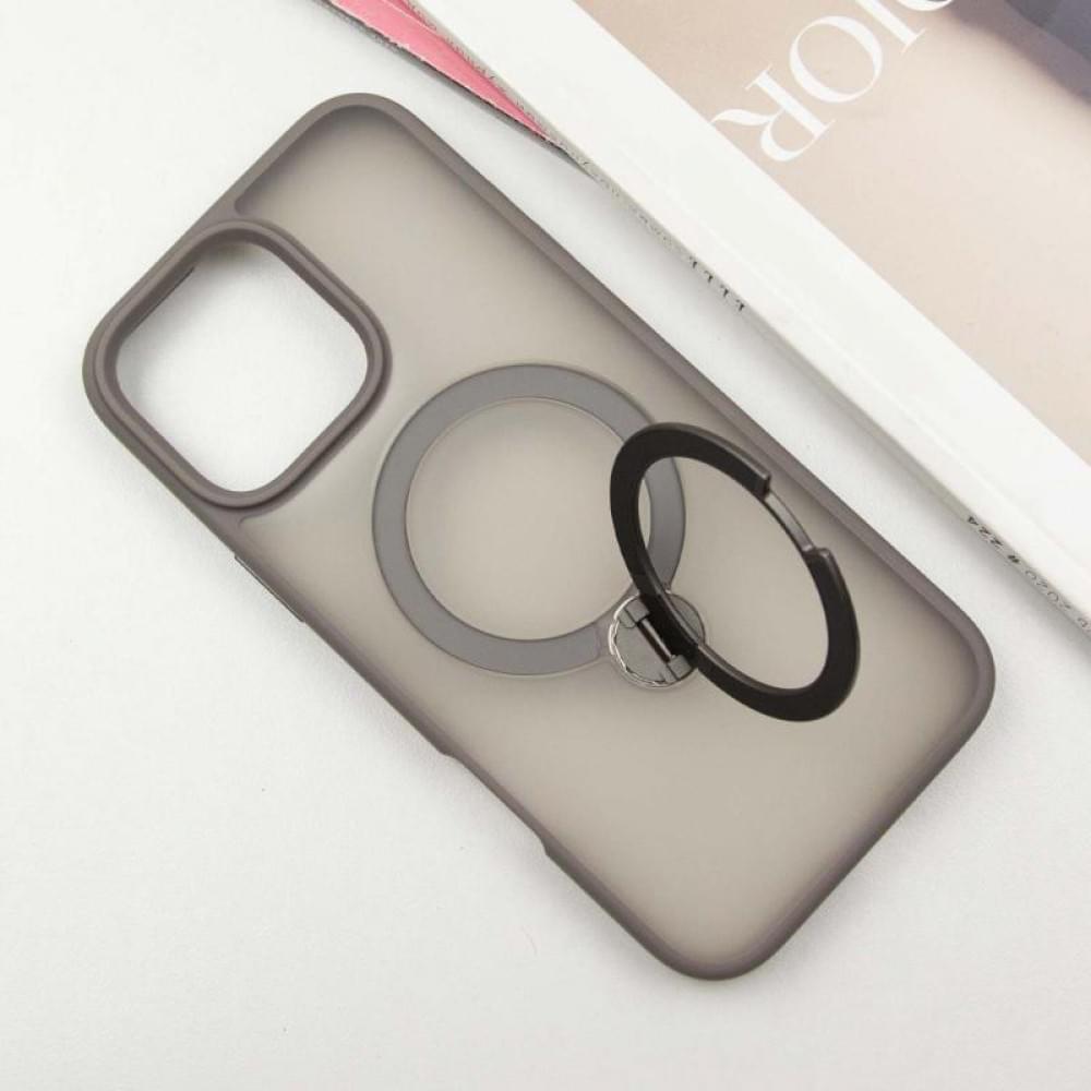 Чохол Ummi Colorful with MagSafe HQ Ring для Apple iPhone 16 Pro Max (6.9") Grey