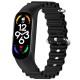 Ремінець Ocean Band для Xiaomi Mi Band 3/4/5/6/7 Чорний / Black