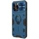 TPU+PC чохол Nillkin CamShield Armor no logo (шторка на камеру) для Apple iPhone 13 Pro Max (6.7") Синій