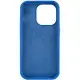 Чохол Silicone Case Full Protective (AA) NO LOGO для Apple iPhone 16 Pro Max (6.9") Синій / Capri Blue