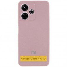 Чохол Silicone Cover Lakshmi Full Camera (AA) with logo для Xiaomi Redmi A5 / Poco C71 Рожевий / Pink Sand