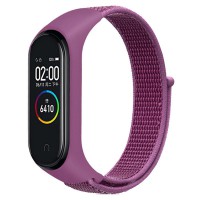 Ремінець Nylon New для Xiaomi Mi Band 3/4/5/6/7 Purple