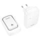 Дверний звонок Hoco HI26 EcoBell self-powered wireless doorbell White