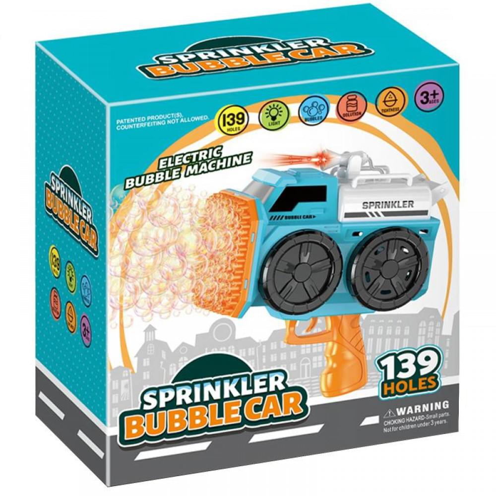 Пістолет з мильними бульбашками SHT KB1295 Truck на 139 отворів + 2xbottle 60ml Red