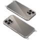 Чохол TPU Transparent with Straps для Apple iPhone 12 Pro Max (6.7") Grey