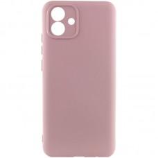 Чохол TPU GETMAN Liquid Silk Full Camera для Samsung Galaxy A05 Рожевий / Pink Sand