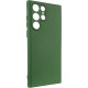 Чохол Silicone Cover Lakshmi Full Camera (A) для Samsung Galaxy S24 Ultra Зелений / Dark green
