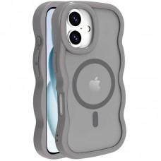 Чохол TPU+PC Undine with MagSafe для Apple iPhone 16 (6.1") Grey