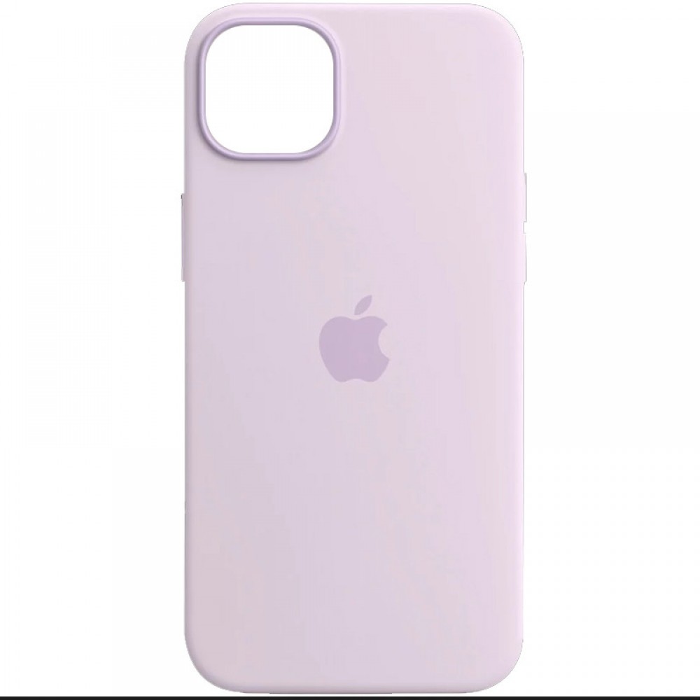 Чохол Silicone case (AAA) with Magsafe and Animation для Apple iPhone 14 (6.1") Бузковий / Lilac