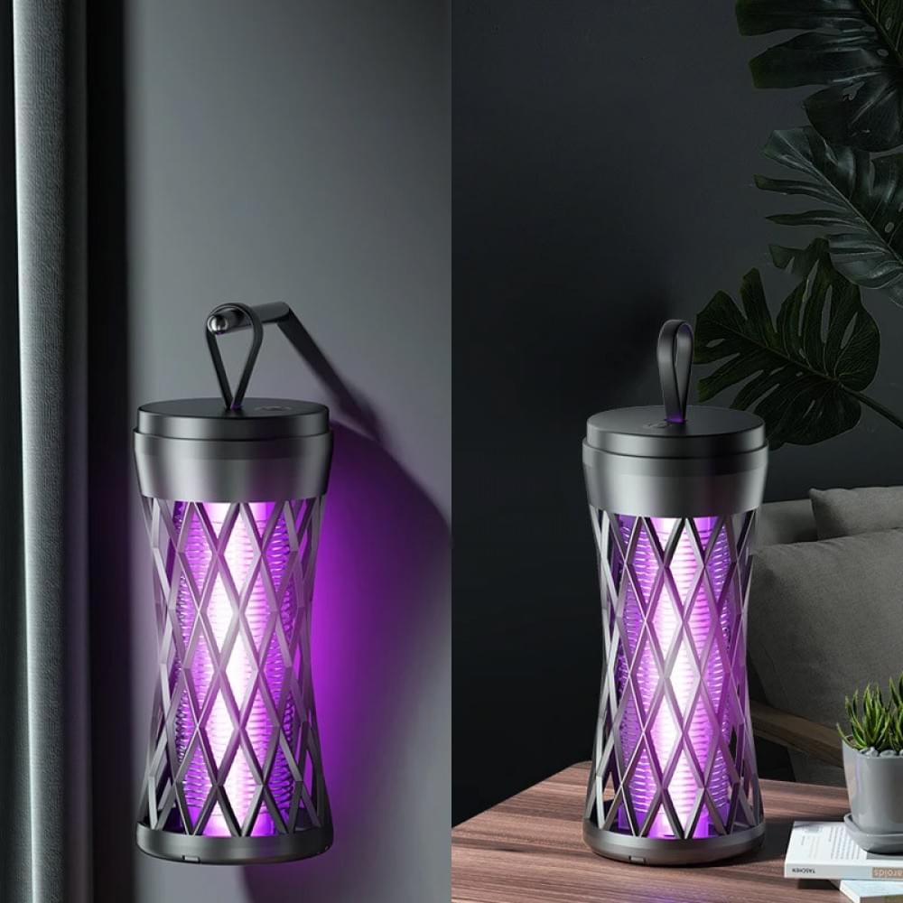 Пастка для комах з UV підсвічуванням TX-WD02 with battery 1200 mAh Black