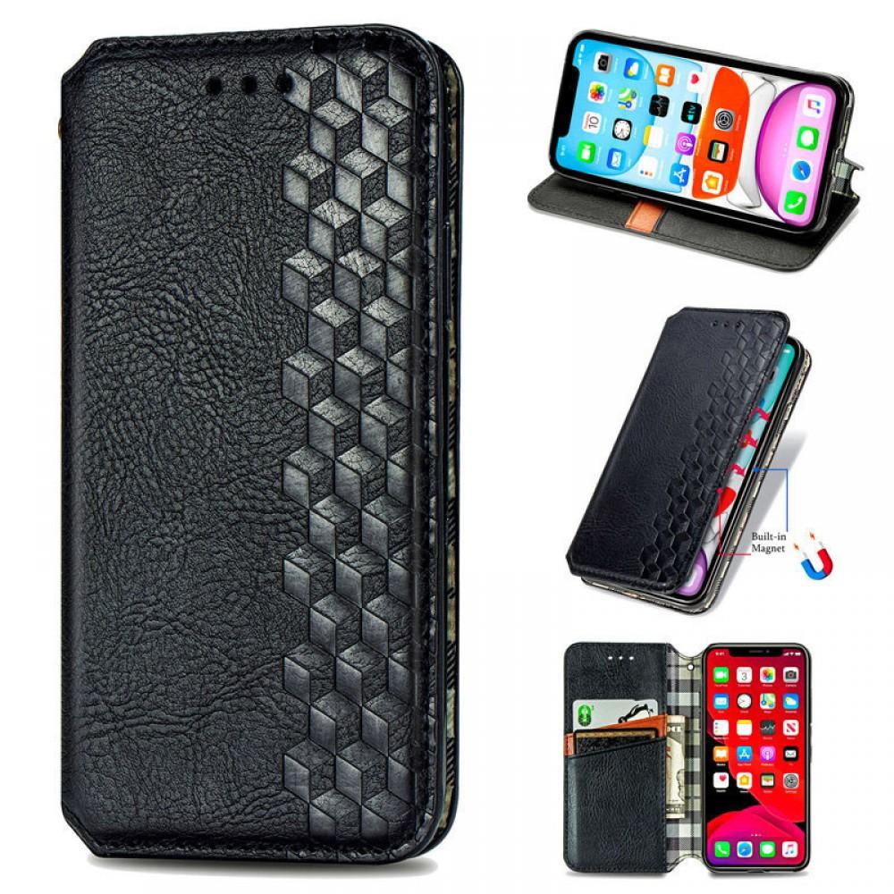 Шкіряний чохол книжка GETMAN Cubic (PU) для Samsung Galaxy A04 Чорний
