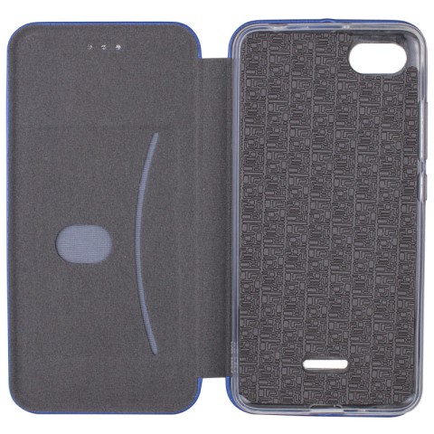 Шкіряний чохол-книжка Classy для Xiaomi Redmi 6A Синій