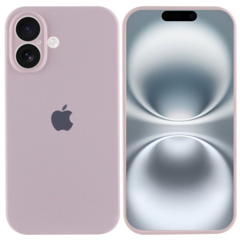 Чохол Silicone Case Full Camera Protective (AA) для Apple iPhone 16 Plus (6.7") Рожевий / Chalk Pink