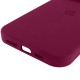 Чохол Silicone Case Full Protective (AA) для Apple iPhone 13 Pro Max (6.7") Бордовий / Maroon