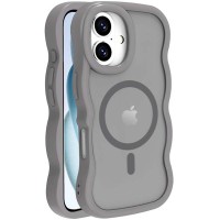Чохол TPU+PC Undine with MagSafe для Apple iPhone 16 (6.1") Grey