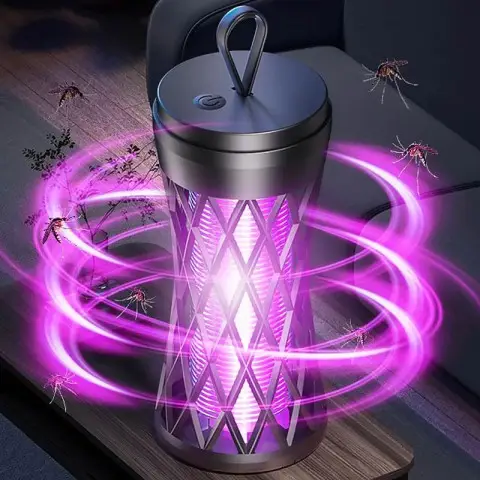 Пастка для комах з UV підсвічуванням TX-WD02 with battery 1200 mAh Black