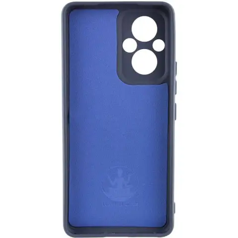 Чохол Silicone Cover Ummi Lakshmi Full Camera (AA) для Xiaomi Poco M5 Синій / Midnight Blue